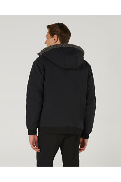 SKECHERS M Outdoor Fleece Reversible Full Zip Sherpa Erkek Gri Çift Taraflı Mont S242252-003
