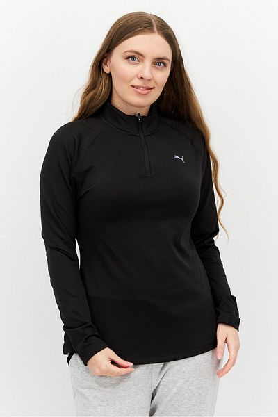Public School Women Sportswear Fit Long Sleeve Outdoor Sweatshirt, Black