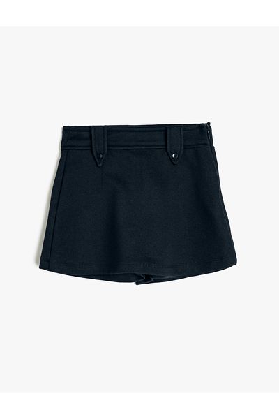 Koton Elastic Waist Basic Shorts Skirt