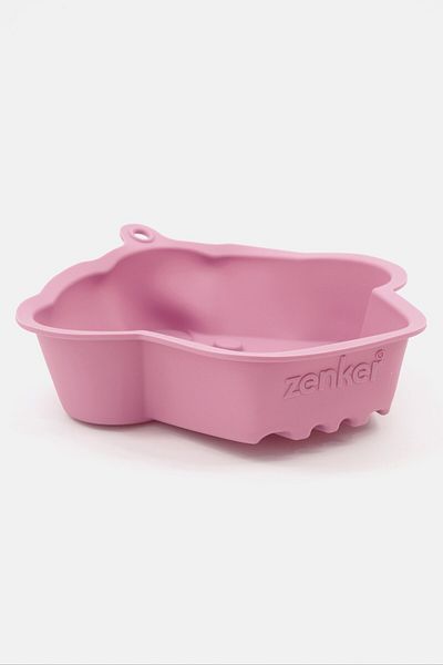 ZENKER قالب خبز سيليكون كبير للكعك، وردي