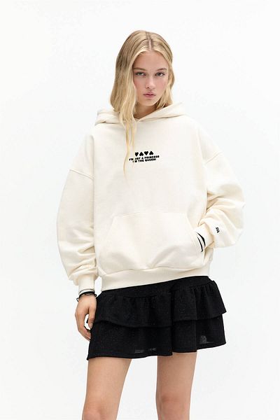Pull & Bear Graphic print hoodie