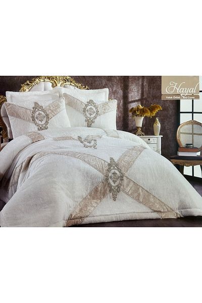 HUZUR ÇEYİZ Larme Dream 3 Piece Bedspread Set