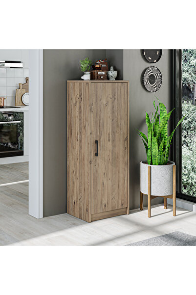 ROOMART Luka 4 Gözlü Tek Kapaklı Çok Amaçlı Dolap Ayakkabılık Kiler dolabı 12...