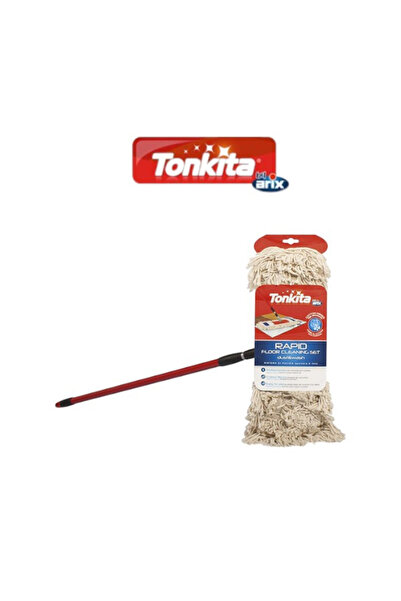 Tonkita RAPID SET COTTON FLAT MOP + STICK