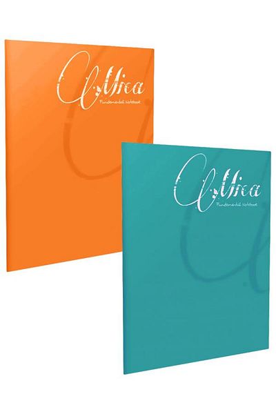 Gıpta Mica A4 100 Sheets Checked and Striped Notebook Set