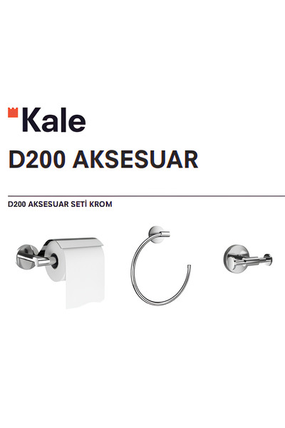 KALE D200 AKSESUAR SETİ KROM