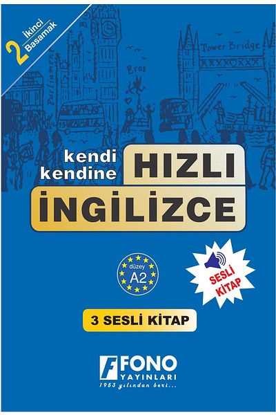Fono Yayınları Fast English Level 2 (3 Books) (with voice-over)
