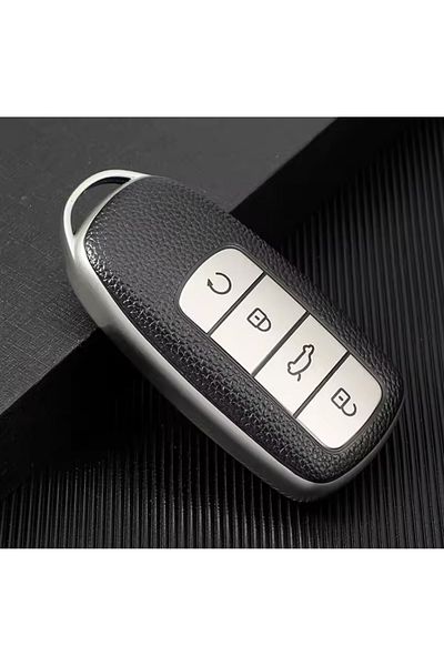 emii auto spare parts Key Case Cover for Chery Tiggo 8 Pro Max Tiggo 7 Pro Gray/Black