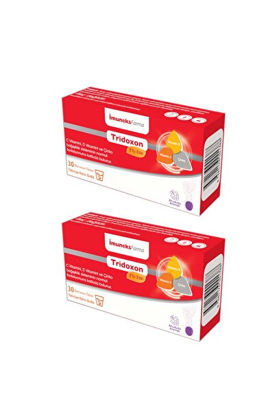 Imuneks İmuneks Farma Tridoxan 30 Effervescent Tablets X 2 Pieces