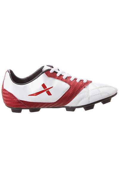 Vector X Armour Football Shoes | White & Maroon |EU 44, UK 10, US 11 |Faux Leather | For Boys & Men