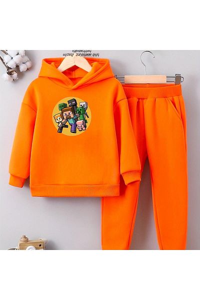 BENROMA Unisex Παιδική φόρμα γυμναστικής - Oversize Fit, Characters Printed