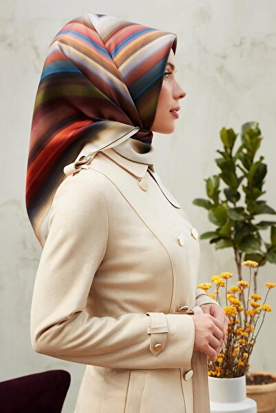 Armine Twill Silk Scarf Nostalgia Series - 8237d-02
