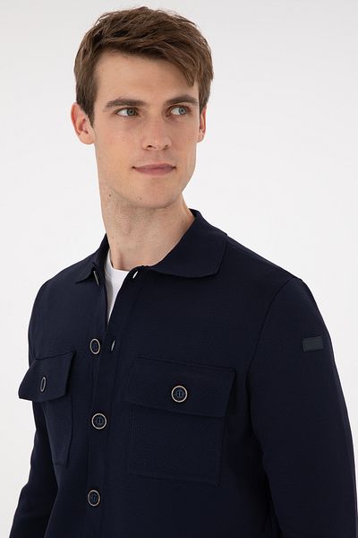 U.S. Polo Assn. Men's Navy Blue Knitwear Cardigan 50294169 -Vr033