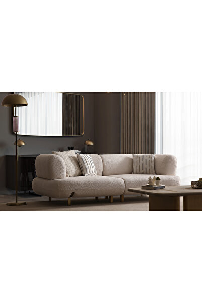 CaddeYıldız Brown Kanepe - Antik Gold