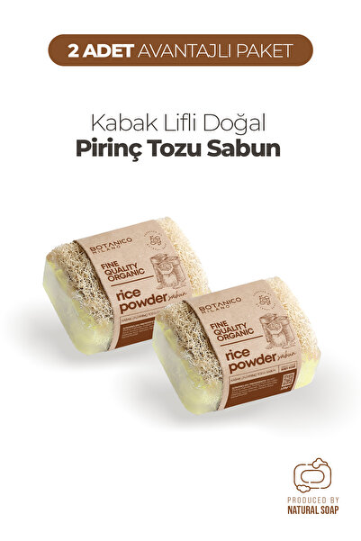 BOTANICO MILANO 2'li Kabak Lifli Pirinç Tozlu Sabun