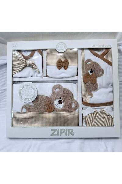 BERKAY Sundan Zipper Cotton Baby Hospital Release 10 Pieces