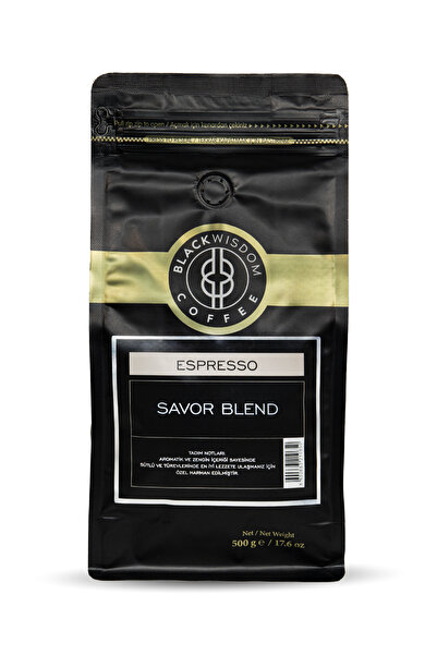 Black Wisdom Savor Blend Espresso Çekirdek Kahve 500g