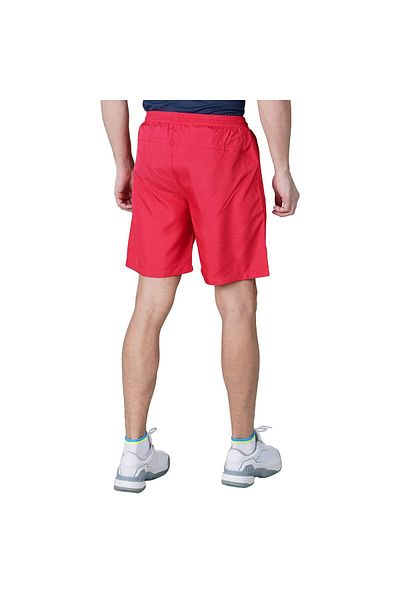Nivia Urban Peach Shorts | Red/black | Large | Polyester | Regular Fit | Sports Shorts