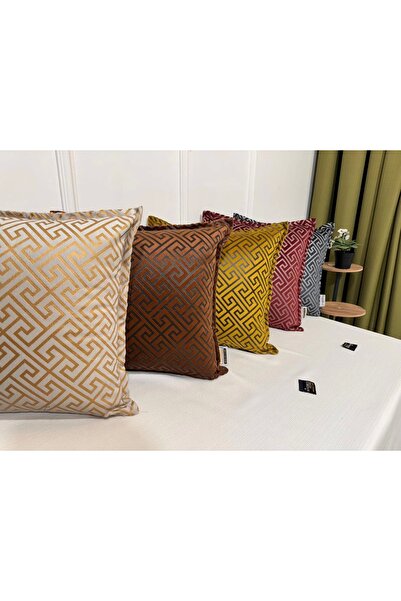 NİVEMESHOME MONET ZIGZAG E cu umplutură din fibre KIRLENT KHAKI-ALBASTRU ÎNCH...