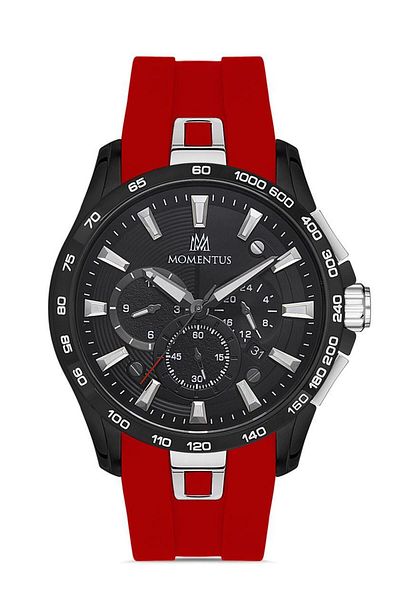 Momentus Sm349B-04Kb Red Men's Wrist Watch
