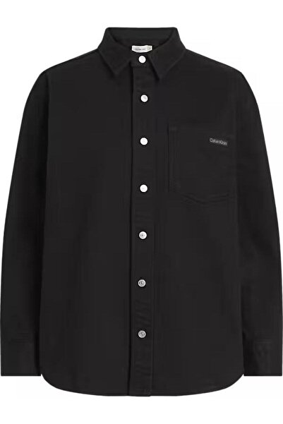 Calvin Klein Kadın Casual Gömlek - Siyah