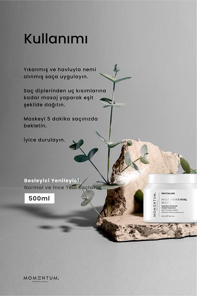 Momentum 500 ml Hair Care Mask - Hair Renewal
