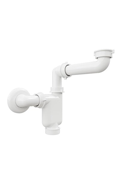 AQUA BAGNO Comfort yer kazandıran lavabo sifonu, kolay temizlenir, ayarlanabi...