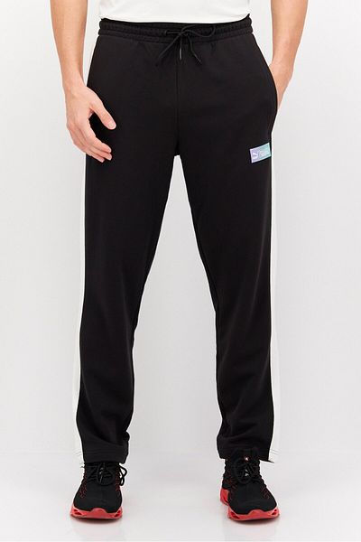 Puma x Spongebob Squarepants Men Sportswear Fit Drawstring Outdoor Sweatpants, Black