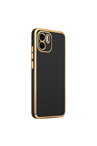 Techaks غطاء حماية لهاتف ريدمي A1 من زور - أسود