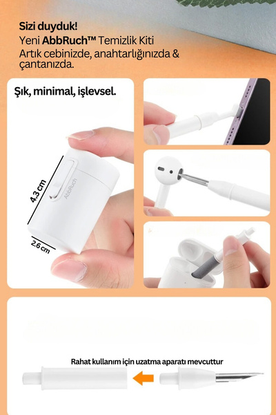 Abbruch Mini Cleaning Kit Bluetooth Headset/Phone/Keyboard Cleaner Electronic Product Cleaning Kit