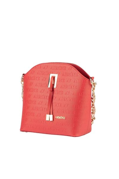 Armine Arm-102 Red Skin Laser Printed Women's Bag