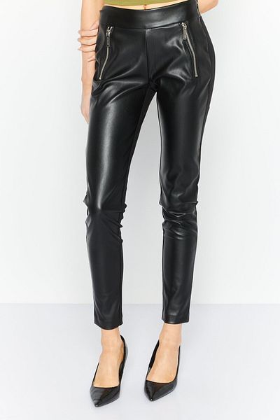 Michael Kors Women Regular Fit Solid Pants, Black