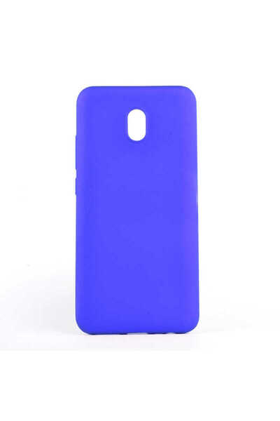 AKSEFİZZ Redmi 8A Kılıf Yumuşak Sade Esnek İnce Pürüssüz Dokulu Kapak