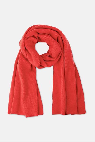 Tchibo Women Knitted Scarf, Red