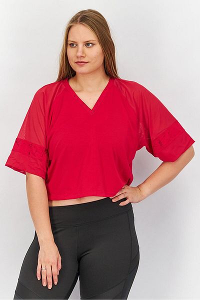 Puma Women Sportswear Fit Short Sleeve Running Top, Persian Red