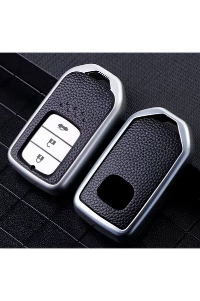emii auto spare parts Honda Civic Fc5 Hr-V Cr-V City - Gray/Black Keyless Start Key Case Cover