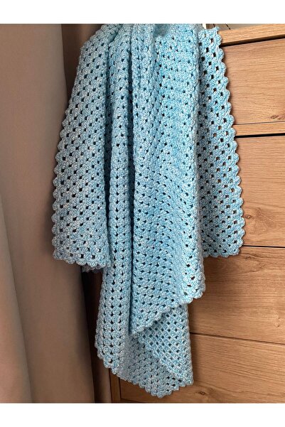 Nustore Müslin EL Örgüsü Alize Nako  Bebek Battaniyesi