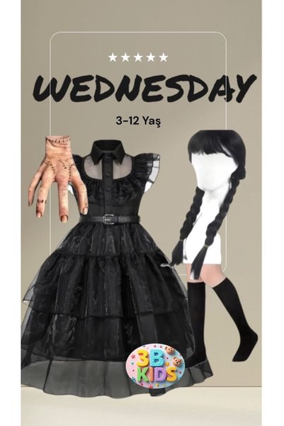 BATALLI Rochie costum de miercuri cu perucă (VİDEOLU)