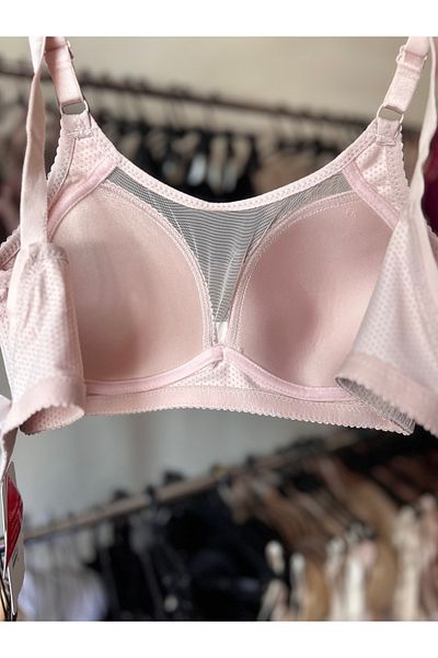 F.K Tulle Detailed Push up Bra Without Underwire and Padding 264