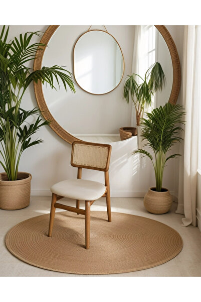 METSAN AKSESUAR Mabel Hazeranlı Ahşap Sandalye