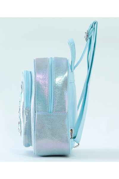 Fab N Funky Attractive Panda Backpack for Kids - Durable Polyester, Spacious Storage, Front Pocket, 9†Blue