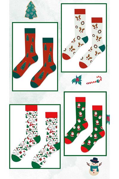 alans 4 Pack New Year's Socks - Unisex