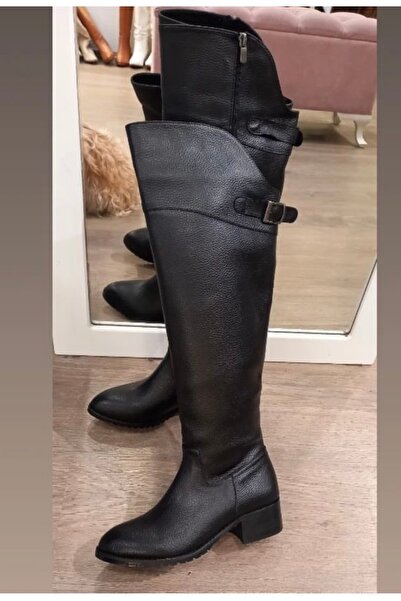 Şan's Shoes Siyah Çizme