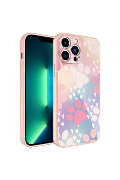 Hatreds iPhone 13 Pro Max Kılıf Desenli İçi Kadife Kamera Korumalı Darbe Emic...