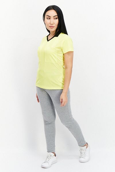 adidas Women Sportswear Fit Plain Training Top, Yellow
