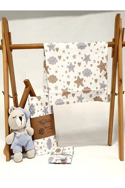 tiny plans Single Elastic Sheet-Pillowcase Set