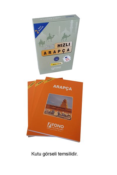 Fono Yayınları Fast Arabic Level 2 (3 Books) (with voice-over)