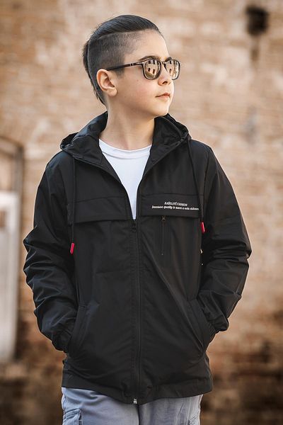 Zaziko Kids Boy's Black Seasonal Coat Mm.5555-Z