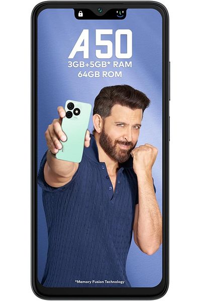 İtel A50 4G (3+128) جيجا بايت أسود ضبابي