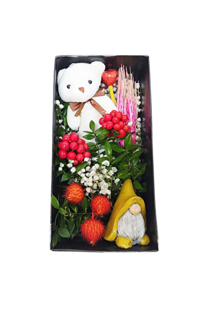 İlin Çiçekçilik Kokina Çiçeği Yılbaşı Dilek Kutusu